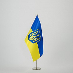 Флажок Украины с Гербом