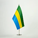 Флажок Габона