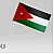Флажок Иордании