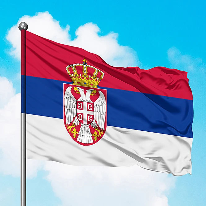 Флаг Сербии