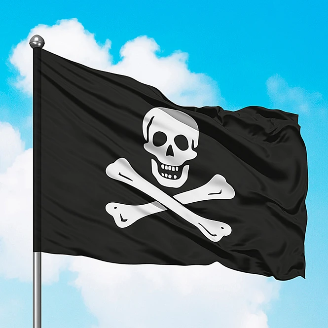 Флаг Пиратский Весёлый Роджер