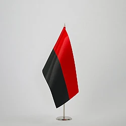 Прапорець Червоно чорний УПА (Степана Бандери)