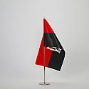 Флажок Черно Красный УПА с тризубом