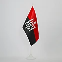 Флажок Черно Красный УПА с тризубом