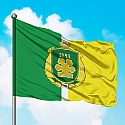 Прапор Бучі з гербом