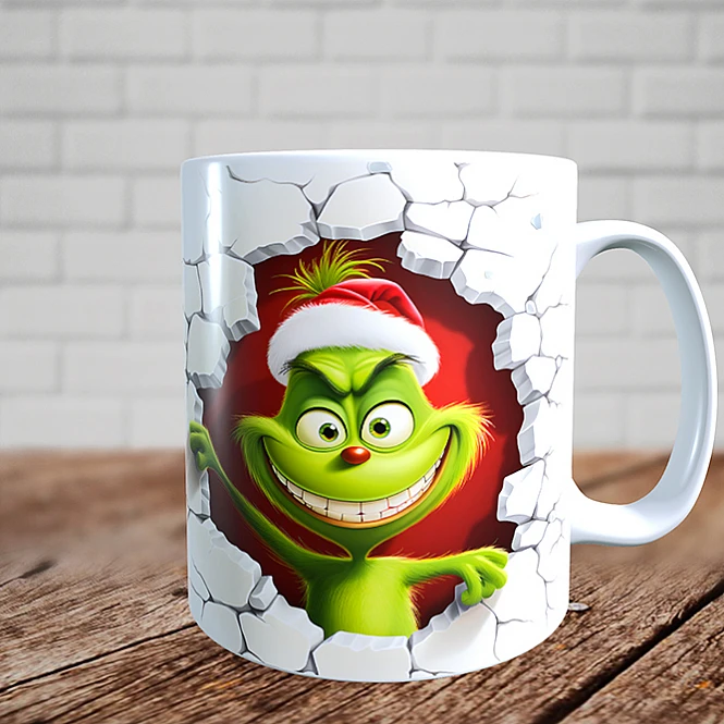 Чашка новорічний Grinch