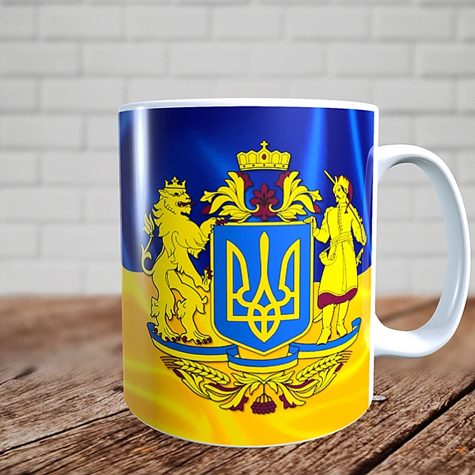 Чашка c Большим гербом Украины